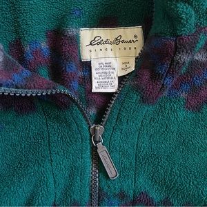 Sweat Eddie Bauer – Homme – Taille L – Rouge – 1/4 Zip – Manches Longues